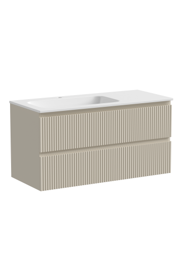 Тумба под раковину Sancos SNOB R SNR100LCE 99,5х44,5х50 настенная